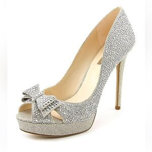 NIB I.N.C stunning platform heels size 7.5 sparkly and heel height 4